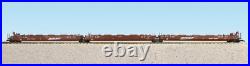 USA Trains G Scale R17164 BNSF SPEED LOGO INTERMODAL 3 UNIT SET NO CONTAINERS