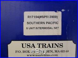 USA Trains Intermodal 5 Unit Articulated Set R17154 Southern Pacific #513900