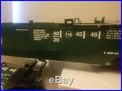 USA Trains Intermodal 5 unit well car set/BNSF Green WithO Containers