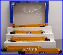 USA Trains R17150 G TTX Intermodal 5 Unit Articulated Set (Metal Wheels) LN/Box