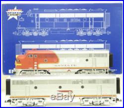 USA Trains R22257 G Santa Fe F3 AB Powered Diesel Locomotive Set EX/Box