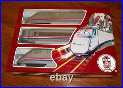 Upgraded LGB 91950 Amtrak Bullet Train Set G-Gauge with DCC & Rear Motor Works