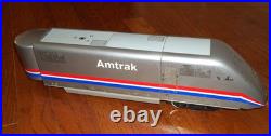 Upgraded LGB 91950 Amtrak Bullet Train Set G-Gauge with DCC & Rear Motor Works
