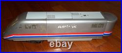 Upgraded LGB 91950 Amtrak Bullet Train Set G-Gauge with DCC & Rear Motor Works