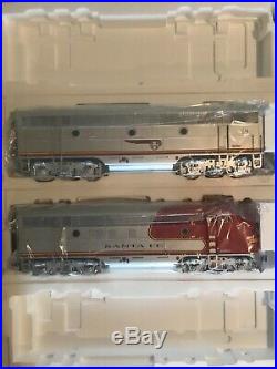 Usa trains G scale diesel locomotive EMD F3 AB Set Santa Fe War Bonnett NIB