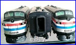 Usa trains g scale Amtrak Powered A-B-A Locomotive Set #490 #491 #494