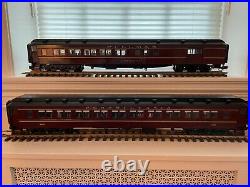 Usa trains g scale passenger cars 6 PENNSY Heavyweight Broadway Limited set