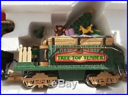 Used New Bright Holiday Express Christmas Animated Train Set / #380 G Scale