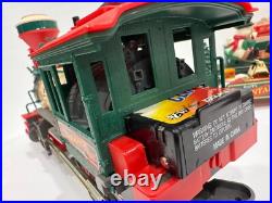 VINTAGE 1997 Christmas Santaland Musical Animated Train Set G Scale, New Bright
