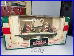VINTAGE 1997 Christmas Santaland Musical Animated Train Set G Scale, New Bright