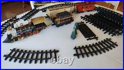 VINTAGE Gold Rush Express G-Scale 1996 Train Set New Bright No 186
