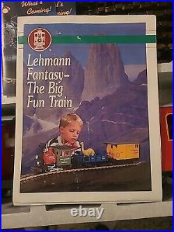 VINTAGE LEHMANN TOY TRAIN STEAM PASSENGER STARTER SET 93775 (No Locomotive) Mint