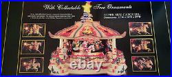 VINTAGE New Bright Holiday Carousel, huge display, fitting the G-Scale trainset