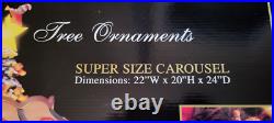 VINTAGE New Bright Holiday Carousel, huge display, fitting the G-Scale trainset
