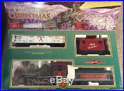 VNTG Bachman 90037 Night B4 Xmas G Scale Electric Train Set 100% COMPLETE