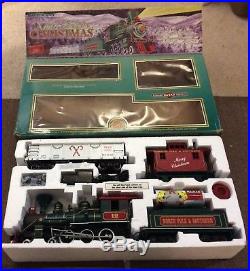 VNTG Bachman 90037 Night B4 Xmas G Scale Electric Train Set 100% COMPLETE