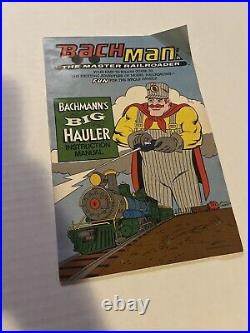 VTG BACHMANN'S BIG HAULER G Scale R/C Train Set With Radio Control & Accessories