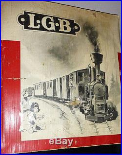 Vintage 1960 LGB Lehmann Germany train set bundle 20301 locomotive starter