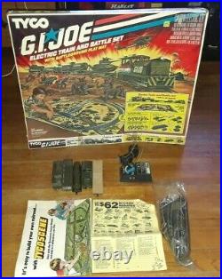 Vintage 1983 Tyco G. I. Joe HO Scale Electric Train Battle Set Incomplete
