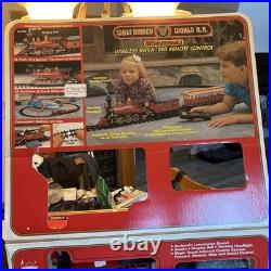 Vintage 1988 Walt Disney World R. R. Train Set Wireless-Rechargeable Original Box