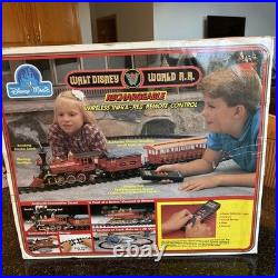 Vintage 1988 Walt Disney World R. R. Train Set Wireless-Rechargeable Original Box