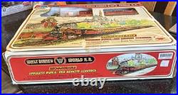 Vintage 1988 Walt Disney World R. R. Train Set Wireless-Rechargeable Original Box