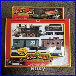 Vintage 1990 G-Scale New Bright No. 186 The Gold Rush Denver Express Train Set
