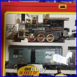 Vintage 1990 G-Scale New Bright No. 186 The Gold Rush Denver Express Train Set