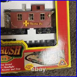 Vintage 1990 G-Scale New Bright No. 186 The Gold Rush Denver Express Train Set