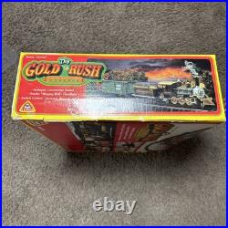 Vintage 1990 G-Scale New Bright No. 186 The Gold Rush Denver Express Train Set
