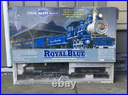 Vintage 1994 BACHMANN Big Haulers Royal Blue G Scale Train Set 90016 Box Smoke Vintage 1994 BACHMANN Big Haulers Royal Blue G Scale Train Set 90016 Box Smoke