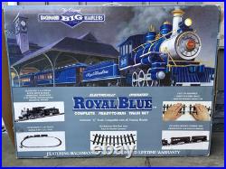 Vintage 1994 BACHMANN Big Haulers Royal Blue G Scale Train Set 90016 Box Smoke Vintage 1994 BACHMANN Big Haulers Royal Blue G Scale Train Set 90016 Box Smoke