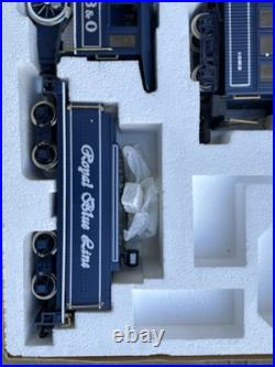 Vintage 1994 BACHMANN Big Haulers Royal Blue G Scale Train Set 90016 Box Smoke Vintage 1994 BACHMANN Big Haulers Royal Blue G Scale Train Set 90016 Box Smoke