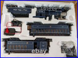 Vintage 1994 BACHMANN Big Haulers Royal Blue G Scale Train Set in Box