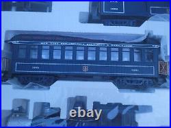 Vintage 1994 BACHMANN Big Haulers Royal Blue G Scale Train Set in Box