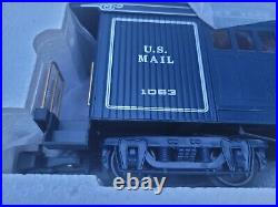 Vintage 1994 BACHMANN Big Haulers Royal Blue G Scale Train Set in Box