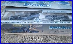 Vintage 1994 BACHMANN Big Haulers Royal Blue G Scale Train Set in Box