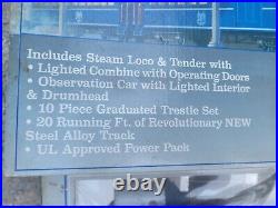 Vintage 1994 BACHMANN Big Haulers Royal Blue G Scale Train Set in Box