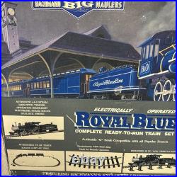 Vintage 1994 BACHMANN Big Haulers Royal Blue G Scale Train Set in Box Untested Vintage 1994 BACHMANN Big Haulers Royal Blue G Scale Train Set in Box Untested
