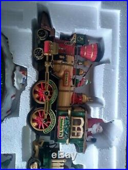 Vintage 1997 New Bright Christmas The Holiday Express Animated Train Set No. 380