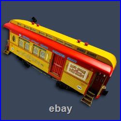 Vintage Aristo Craft G Scale United American Circus 16 Train Cars. Set of 2