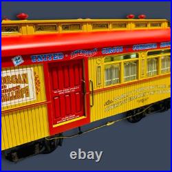Vintage Aristo Craft G Scale United American Circus 16 Train Cars. Set of 2