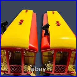 Vintage Aristo Craft G Scale United American Circus 16 Train Cars. Set of 2