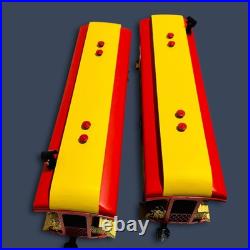 Vintage Aristo Craft G Scale United American Circus 16 Train Cars. Set of 2