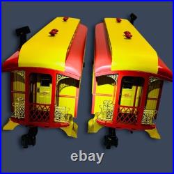 Vintage Aristo Craft G Scale United American Circus 16 Train Cars. Set of 2