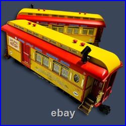 Vintage Aristo Craft G Scale United American Circus 16 Train Cars. Set of 2