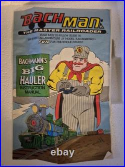 Vintage BACHMANN BIG HAULER G Scale R/C Train Set Radio Control. Untested, As is Vintage BACHMANN BIG HAULER G Scale R/C Train Set Radio Control. Untested, As is