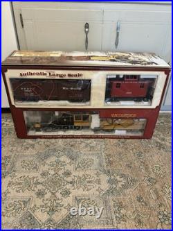 Vintage BACHMANN Large Scale SILVERTON FLYER 90025 Electric Train Set Toy 90s