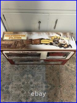 Vintage BACHMANN Large Scale SILVERTON FLYER 90025 Electric Train Set Toy 90s