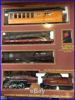 Vintage BACHMAN Prairie Flyer 90014 Hard to Find Train Set G Scale in box tracks